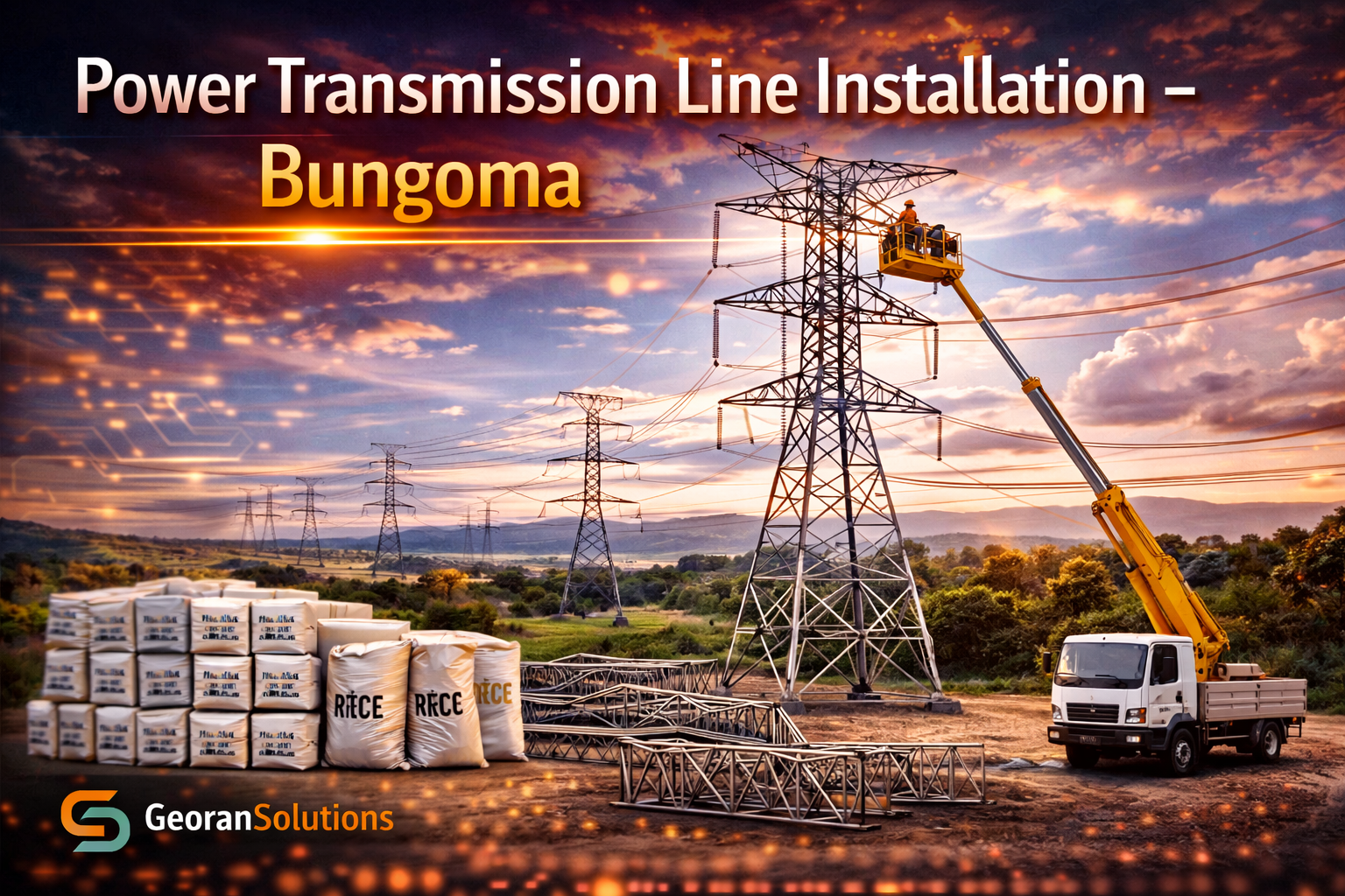 Power Transmission Line Installation – Bungoma